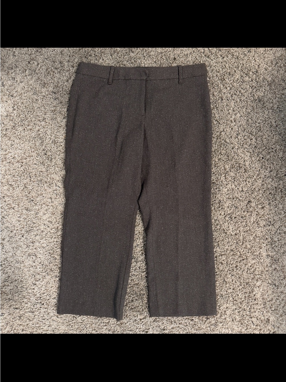 Y2K Brown Capri Trousers